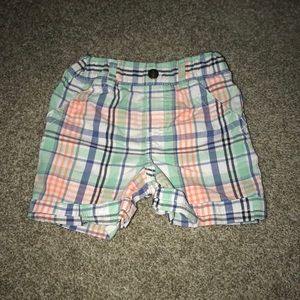 Baby Boy Plaid Shorts